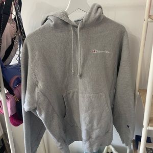 Champion Gray Vintage Hoodie